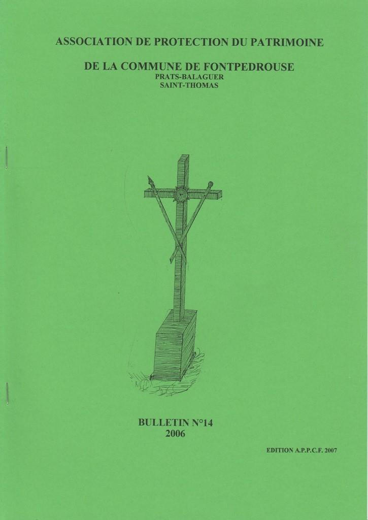 Page de garde du Bulletin n°14
