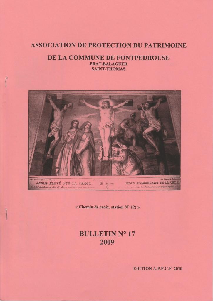 Page de garde du Bulletin n°17