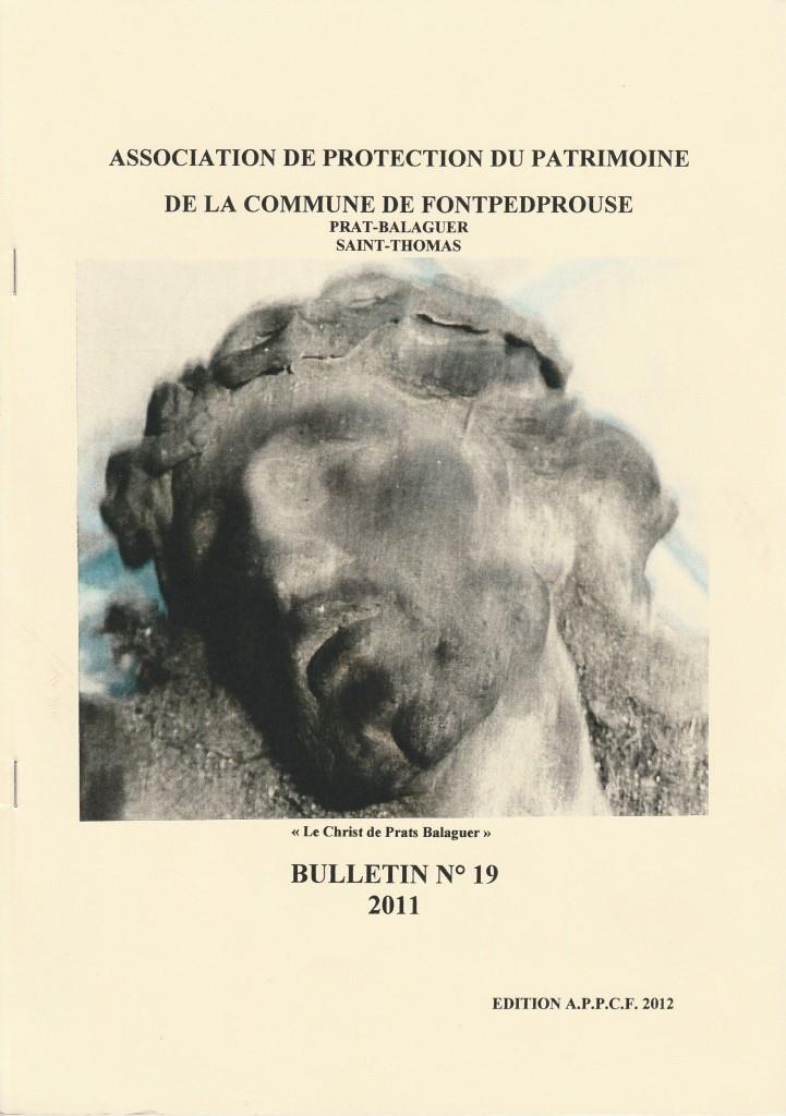 Page de garde du Bulletin n°19