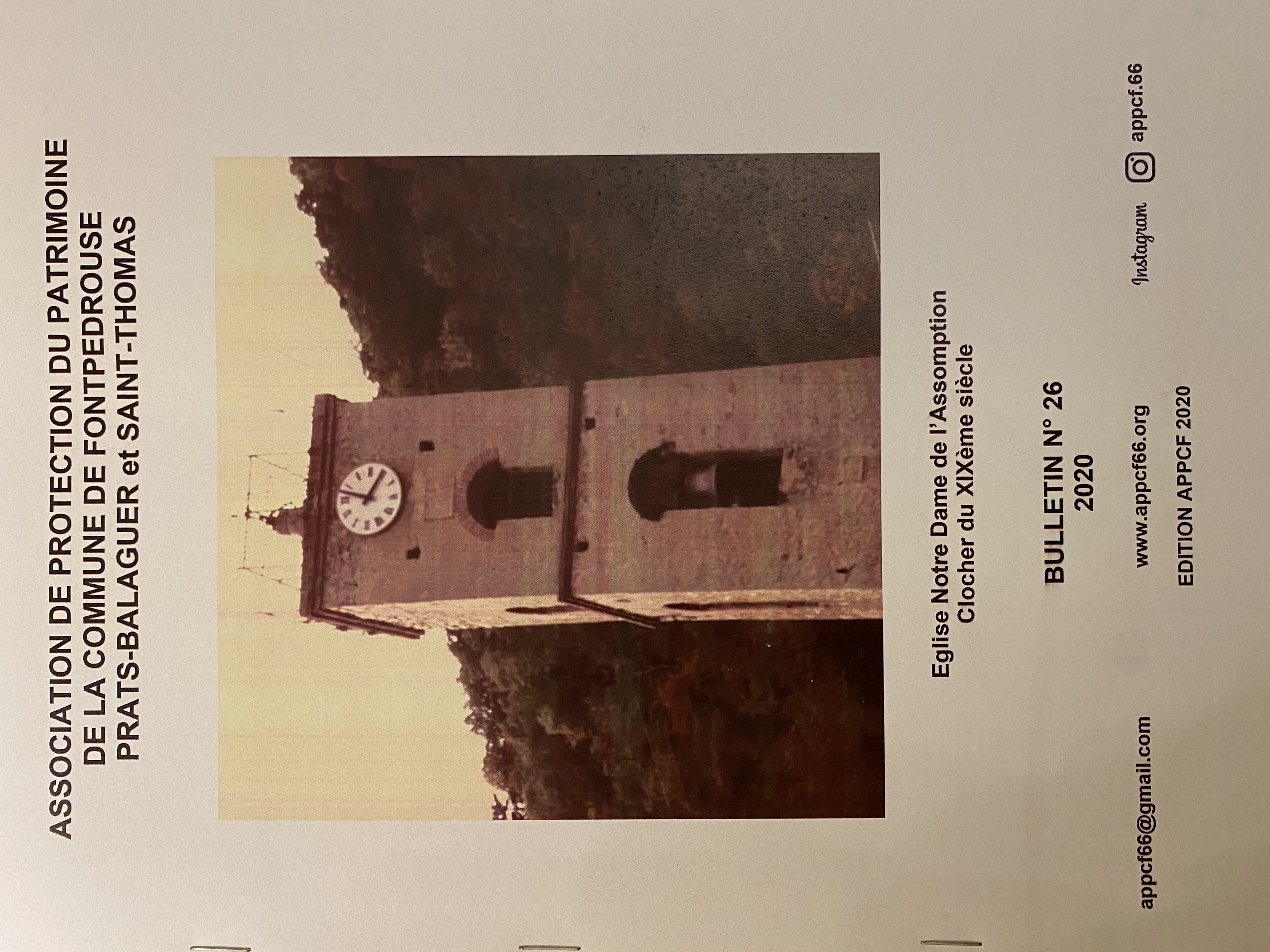 Couverture du bulletin numero 26